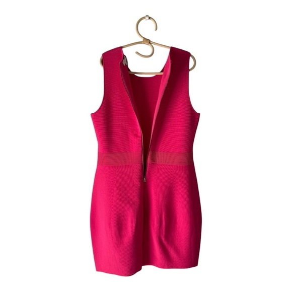 Ted Baker Gorjeta Knit Tulip Skirt Fuschia Pink Sheath Dress Size 5 US 12 - Picture 8 of 16